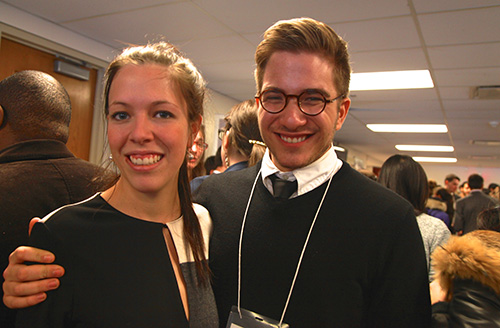 Camille Lebel et Simon Robin sont impliqués dans l'Association des étudiants en droit à l'Université de Montréal